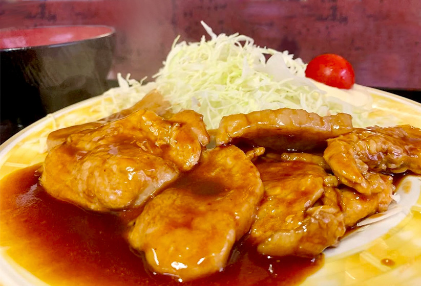 ポークチャップ定食